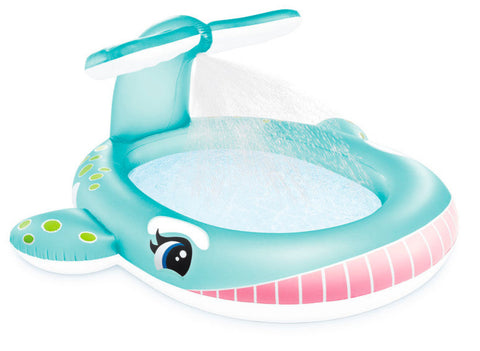 Intex Whale Inflatable Spray Kiddie Pool 200x196x91cm