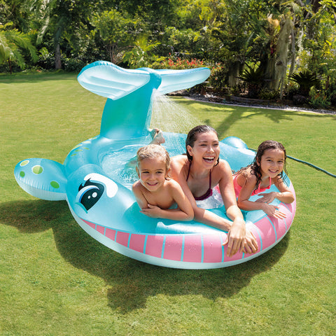 Intex Whale Inflatable Spray Kiddie Pool 200x196x91cm