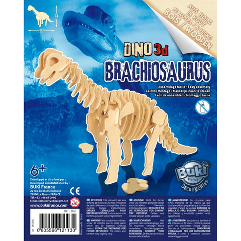 Buki Wooden Dinos 3D Assorted