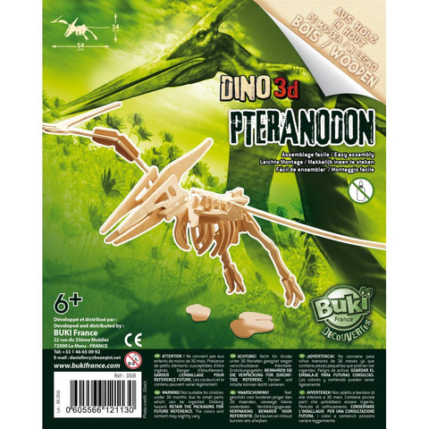Buki Wooden Dinos 3D Assorted