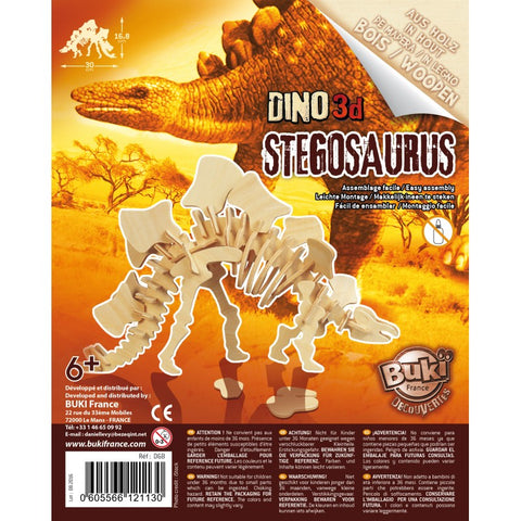 Buki Wooden Dinos 3D Assorted