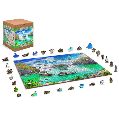 Wooden Puzzle: Halong Bay, Vietnam 1010pcs