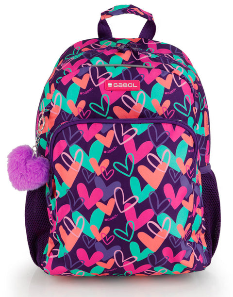 Gabol Kokoro Hearts 1 Part Backpack 41cm