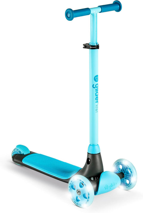 Yvolution Glider Kiwi Blue 3-Wheel Scooter 3-8 Years
