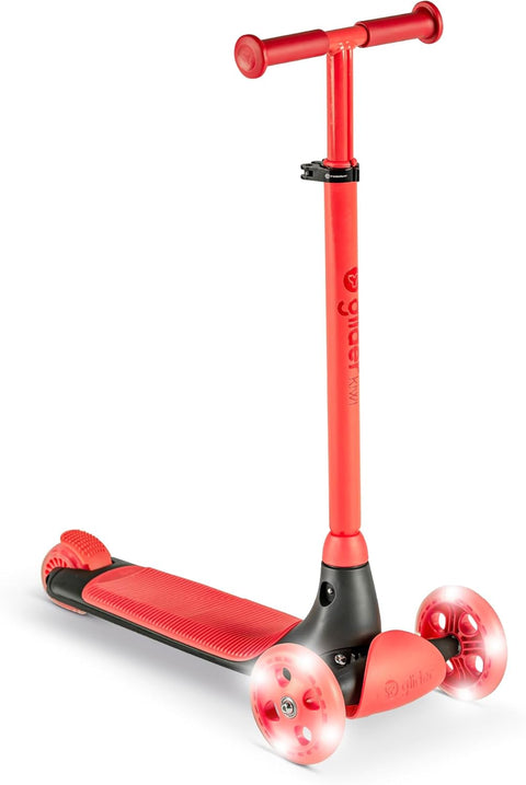 Yvolution Glider Kiwi Red 3-Wheel Scooter 3-8 Years
