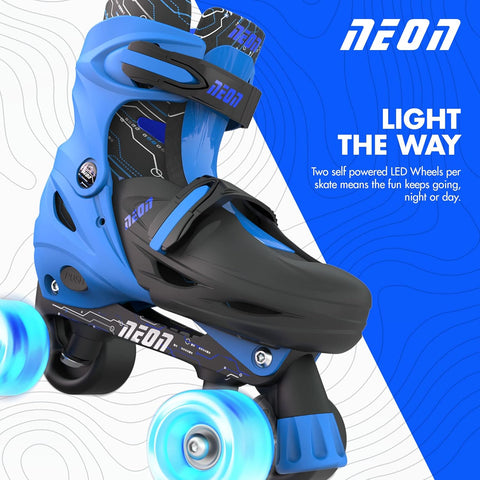 Yvolution Neon 2in1 Combo Skates Size 30-33