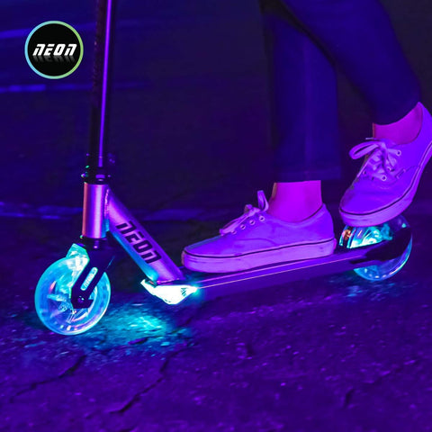 Yvolution Neon Ghost Led Scooter With Dynamic Lights 5+ Years