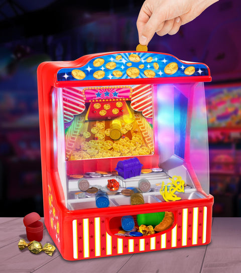 Ambassador Games Retro Arcade Electronic Coin Pusher