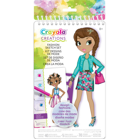 Crayola Creations Fashion Sketch Portfolio