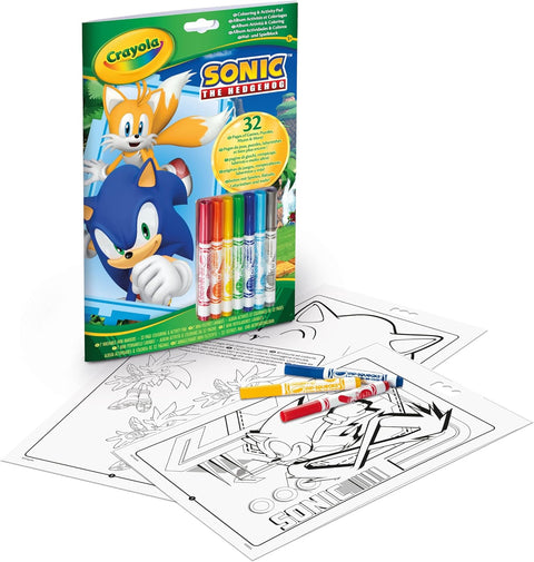 Crayola Sonic The Hedgehog Coloring and Activity Book