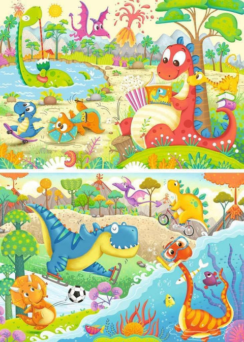 Ravensburger My Dino Friends Puzzle 2x12 Pieces