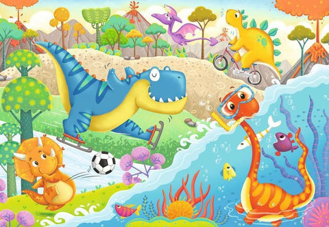 Ravensburger My Dino Friends Puzzle 2x12 Pieces
