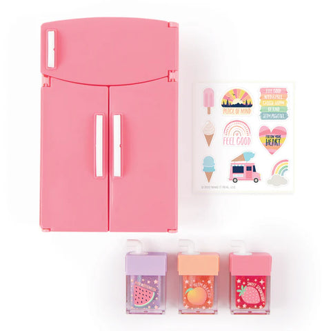 Make It Real Mini Fridge Lip Gloss Set