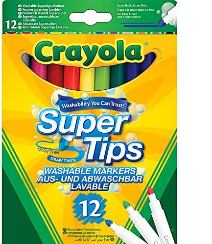 12 Bright Supertips Markers