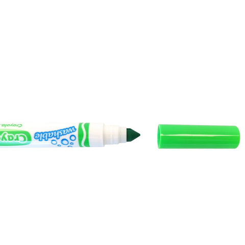 12 Washable Markers Broad Line Tip