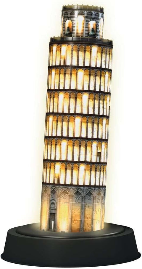 Ravensburger Leaning Tower of Pisa Night Edition 3D Puzzle 216 Pieces