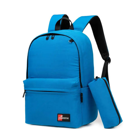 Jasminestar Blue Backpack 46cm With Pencil Case