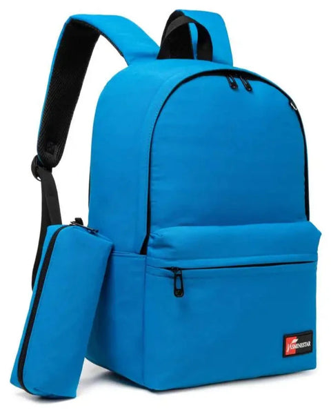 Jasminestar Blue Backpack 46cm With Pencil Case