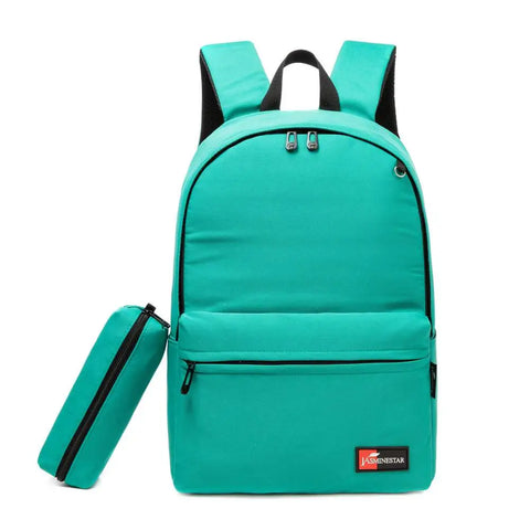 Jasminestar Mint Green Backpack 46cm With Pencil Case