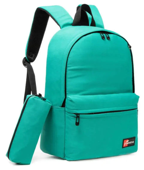 Jasminestar Mint Green Backpack 46cm With Pencil Case