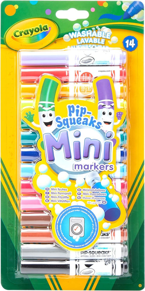 14 Pip-Squeaks Washable Mini Markers