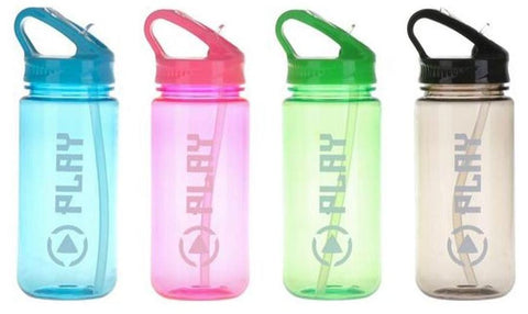 Statovac Plastic Transparent H2O Water Bottle 500ml