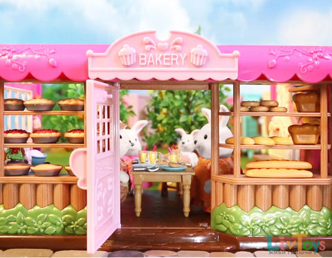 Li'l Woodzeez Bakery Playset