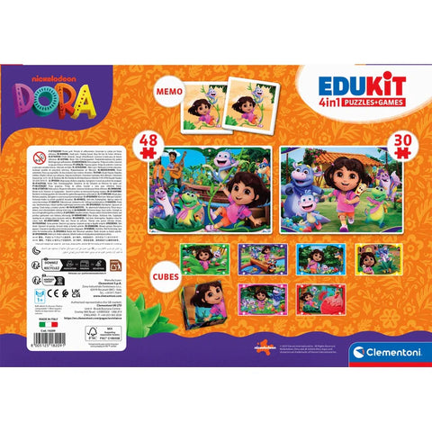 Clementoni Edukit 4 in 1 Dora The Explorer