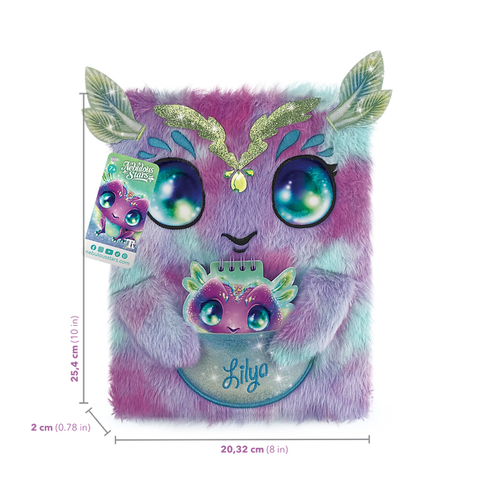 Nebulous Stars 2-in-1 Fuzzy Notebook Lilya