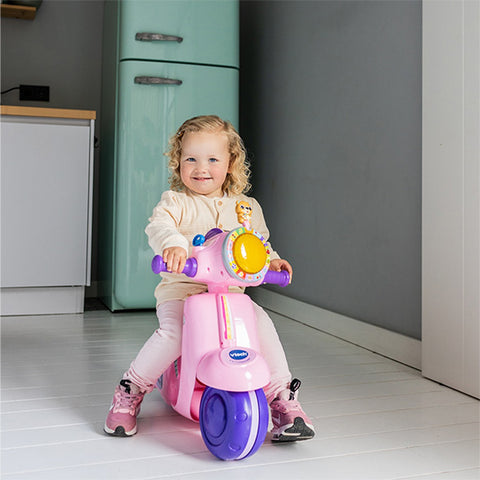 VTech 2-in-1 Ride & Balance Scooter Pink