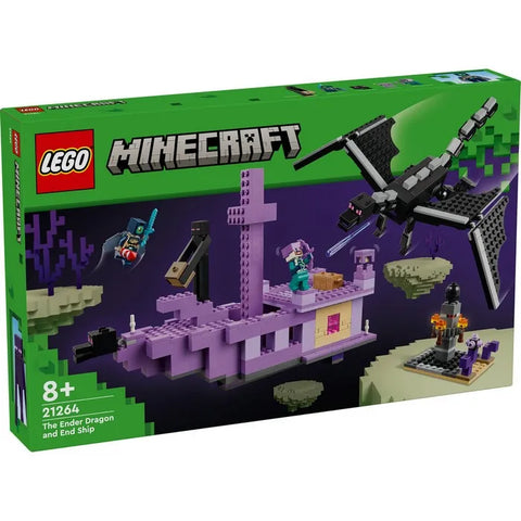 LEGO - Minecraft The Ender Dragon and End Ship 657 Pieces