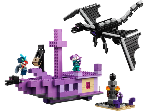 LEGO - Minecraft The Ender Dragon and End Ship 657 Pieces