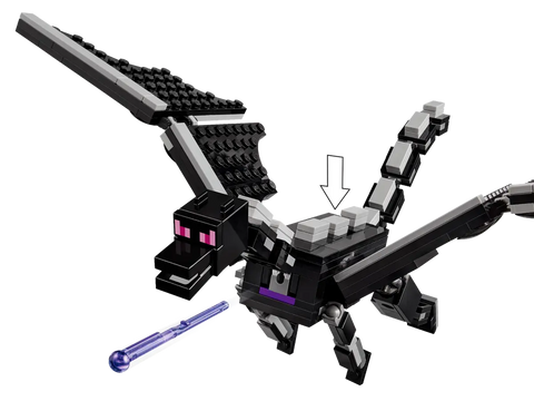 LEGO - Minecraft The Ender Dragon and End Ship 657 Pieces