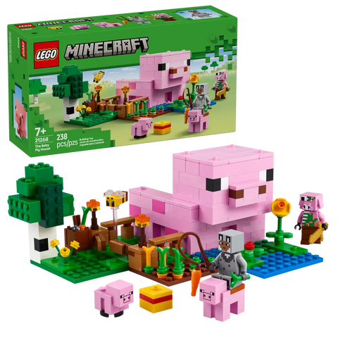 LEGO - Minecraft The Baby Pig House 21268 238 Pieces