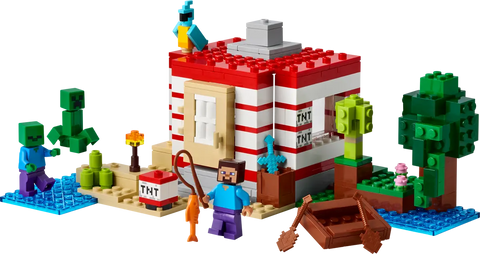 LEGO - Minecraft The TNT Jungle House 21275 287 Pieces
