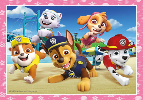 Clementoni SuperColor 4 in 1 Paw Patrol Puzzle