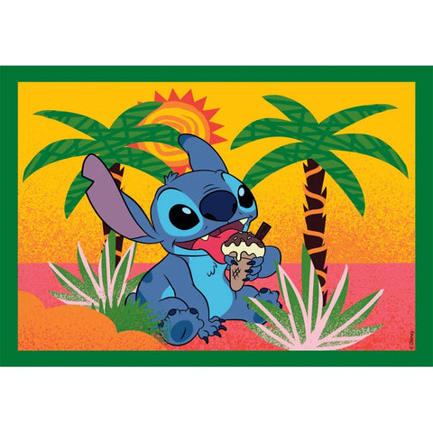 Clementoni SuperColor 4 in 1 Disney Stitch Puzzle 12, 16, 20, 24 Pieces