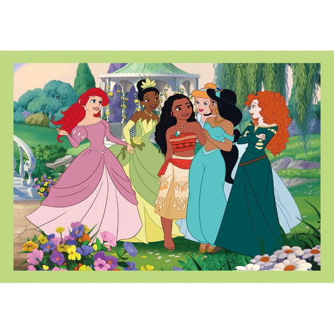Clementoni SuperColor 4 in 1 Disney Princess Puzzle 12, 16, 20, 24 Pieces