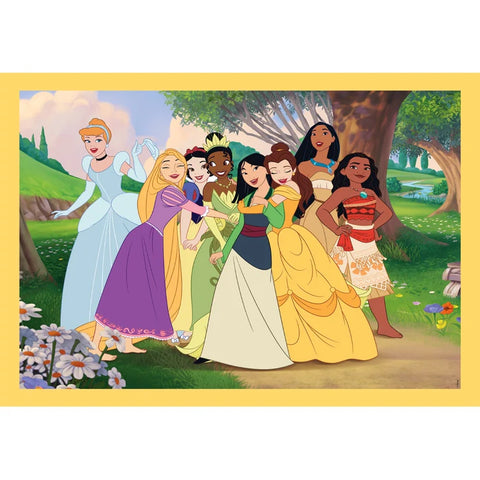 Clementoni SuperColor 4 in 1 Disney Princess Puzzle 12, 16, 20, 24 Pieces