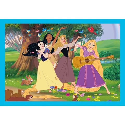 Clementoni SuperColor 4 in 1 Disney Princess Puzzle 12, 16, 20, 24 Pieces