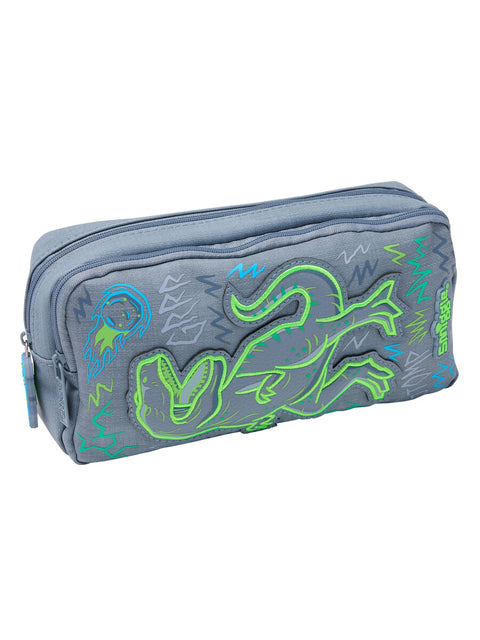 Smiggle Super Charge Dinosaur Pocket Character Pencil Case