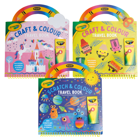 Crayola Colour and Activity Travel Book Assorted