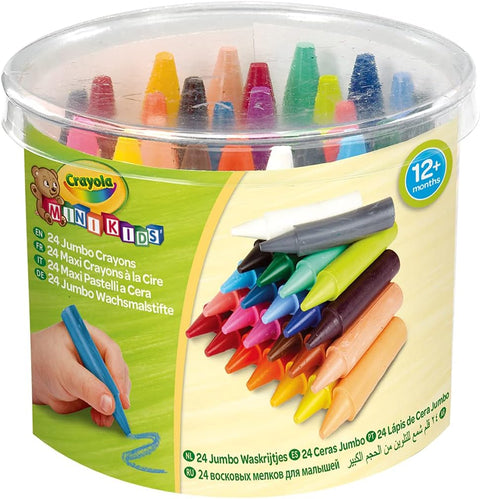 24 Maxi Wax Crayons Box