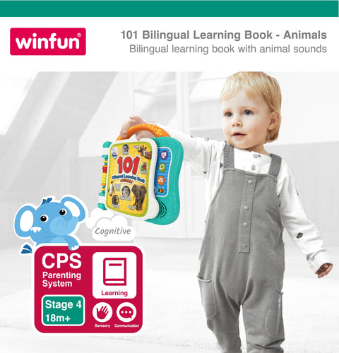 Winfun 101 Bilingual Learning Book Animals