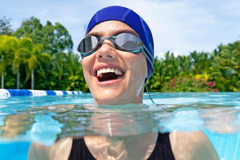 Bestway Sleek ‘N Stretch Premium Fabric Swim Cap 14+