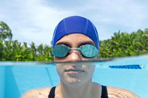 Bestway Sleek ‘N Stretch Premium Fabric Swim Cap 14+