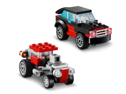 LEGO - Creator 3 in 1 Flatbed Truck with Helicopter 270 Pieces