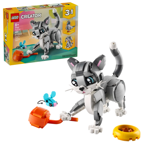 LEGO - Creator 3 in 1 Playful Cat 31163 407 Pieces