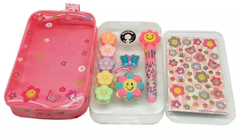 Hot Focus Stationary Essentials Groovy Flower Writing Fun Set