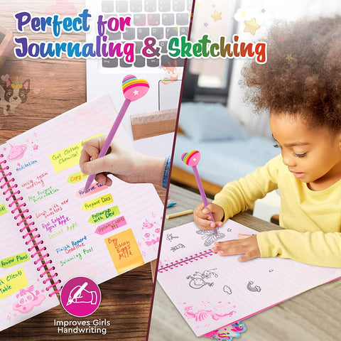 Hot Focus Gel Pentastic Critters Stationery Writing Fun Set